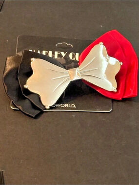 Brand New Bioworld DC Comics Harley Quinn Hair Bow Tie Cosplay